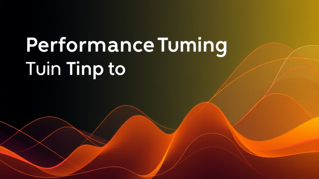 Performance Tuning Tips For Op